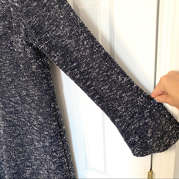 Ann Taylor Tweed Flare Sleeve Dress Size 16 - Picture 5 of 9